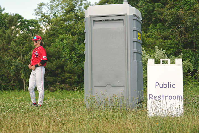 Cape Cod Baseball League bathroom